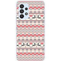 1001 coques Samsung Galaxy A53 5G Kersttrui rendier siliconen hoesje