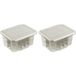 Sunware Boîte de rangement pour boules de Noël - 3x pièces - argent - 45 boules de Noël - 24 litres - plastique