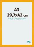 yd. Your Decoration - Fotokader A2 29,7x42 cm - MDF - Geel - Mura