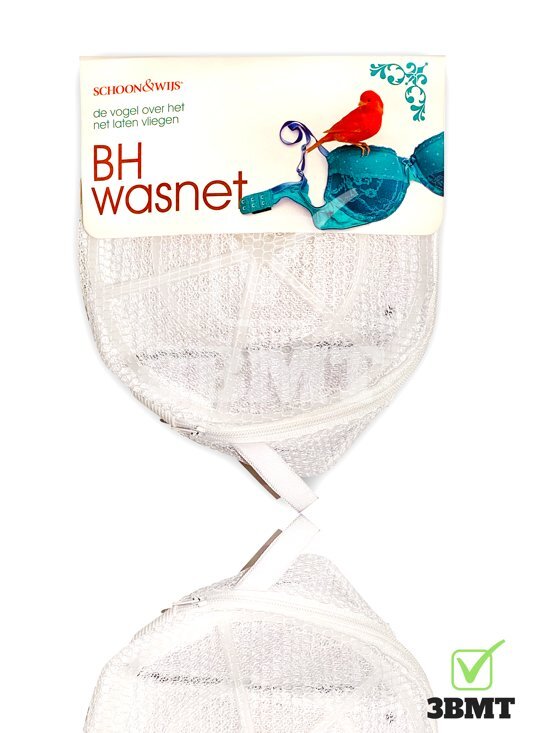3BMt Wasnet lingerie BH wasnetje met rits voor bescherming