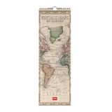 Legami - Wandkalender 2025, 16 x 49 cm, 12 maanden en jaarplanner 2026, notities, 6 talen, sterrenbeelden, feestdagen, vintage kaarten