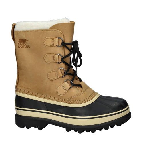Sorel Caribou leren snowboots cognac