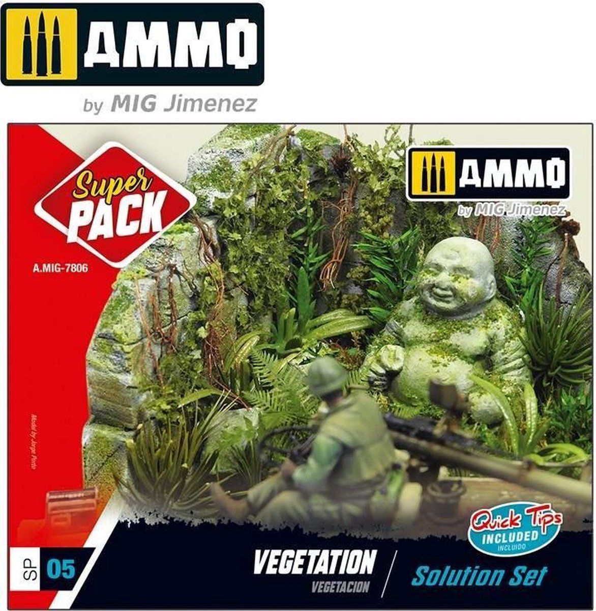 mig AMMO 7806 Super Pack Vegetation - Solution Set Effecten set
