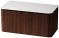 Saniclass Terra Badmeubelset - 100cm - 2 lades - Kastanje (walnoot)
