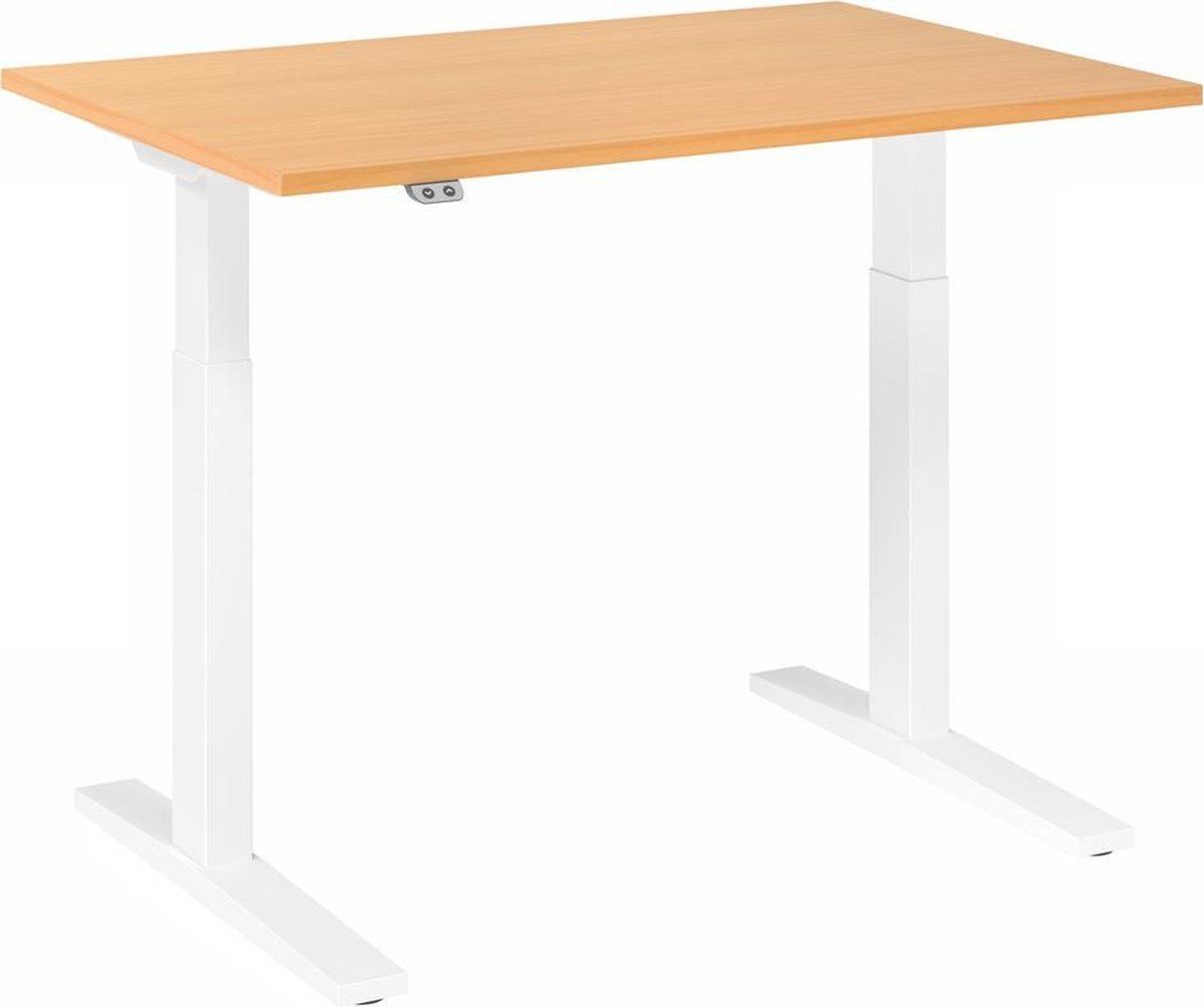 hjh OFFICE PRO XMKA 12 W Elektrisch in hoogte verstelbaar - Beuken 120x80