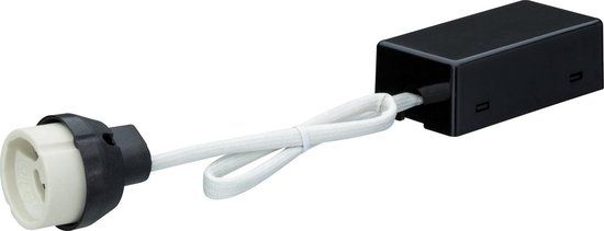 Paulmann EBL Aansluitset - GU10 - Zwart - 50W - 230V - 10cm