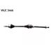 SKF Cardan pour RENAULT Kadjar (Ref: VKJC 3466)