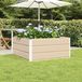 vidaXL Plantenbak Ivoor 100 x 100 x 45 cm Staal