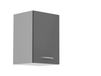 ECOTIC Armoire de cuisine haute 40 cm 1 porte gris brillant