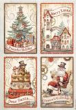 Stamperia Gear up for Christmas A4 Rice Paper Selection (6pcs)
