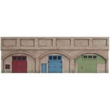 Hornby laag-reliëfviaduct met lock-ups 2 rode baksteen