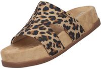 Rieker dames pantoffel bruin/leopard