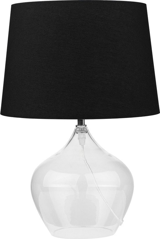 Beliani osum - tafellamp-transparant-glas