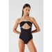 Karl Lagerfeld Hotel Karl Rib Rio Swimsuit Black Taille: XS