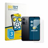 BROTECT Screenprotector 3 Stuks voor Xiaomi Redmi 17C 5G (Voor+Camera) Beschermglas transparant