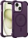 Coverzs étui antichoc mat avec MagSafe pour iPhone 13 (violet)