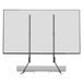 Amazon Basics Universele Tv-standaard, in Hoogte Verstelbaar voor Tv’s van 22in tot 77in, Draagvermogen tot 36,29kg (80lbs), VESA 200 x 100 tot 800 x 400, met Bevestiging voor Soundbar, Zwart