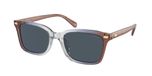 Coach Lunettes De Soleil Homme Carrées Gris 54mm
