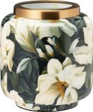 Koopman Vaas Metal Flower 16cm multicolor decoratief