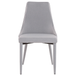 Beliani CAMINO - Dining Chair - Grey - Polyester