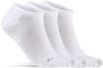 Craft Dry footies unisexe - Taille 34/36 - blanc - 3 paires