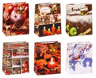 TSI Cadeauzakjes KERSTSERIE 6, medium, 12 stuks