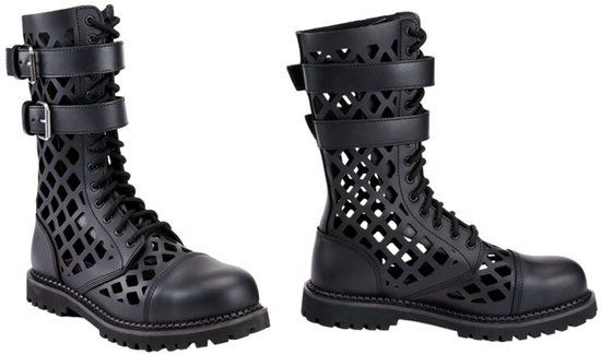 Brandit Phantom Grid Boots Unisex Bikerlaars - Zwart - EU46