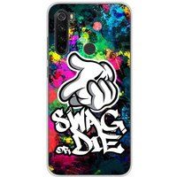 1001 coques Xiaomi Redmi Note 8T Swag or die bedrukt siliconen hoesje