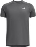 Under Armour UA Tech 2.0 SS Unisex Sportshirt - Grijs - Wit