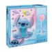Lilo & Stitch Luxe Set d'écriture - Carnet moelleux A5 avec stylo pompon - Journal anti-stress - Bleu