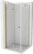 Mexen Lima cabine de douche pliable 80 x 80 cm, transparent, or