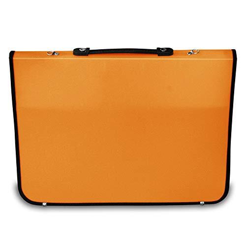 Artcare A3 Academy Portfolio-ORANGE, Synthetisch materiaal, 48x4x35 cm