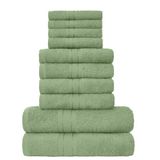 GC GAVENO CAVAILIA Handdoeken Familie Bale Set - 10-delig 100% Egyptisch katoen, 4x Gezicht 4x Hand 2x Badhanddoek, Premium Kwaliteit Zeer Waterabsorberende Badkamer Accessoires, Machine Wasbaar