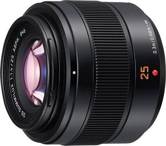 Panasonic LEICA DG 25mm f/1.4 II ASPH - Micro Four Thirds (MFT) - Black
