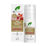 Dr. Organic Pro Collageen Plus + Crema Viso Idratante Anti-Età, 50 ml