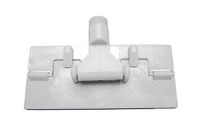 Maya Professional Tools 47101-1 padhouder FBK/levensmiddelhygiene met schroefdraad voor steel, 230 mm x 100 mm, wit