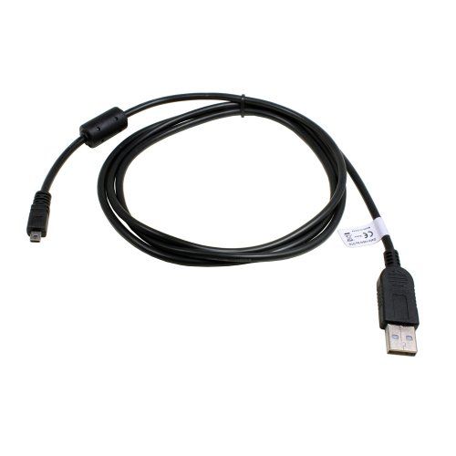 Mobile-Laden USB Kabel compatibel met Casio Exilim EX-Z42, 1,5 meter, vervangt: EMC-5, EMC-5U