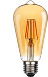 Aigostar Edison ST64 Filament E27 4W 2200K Ambre Lampe LED