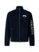 Hackett London Fleece jas navy / wit