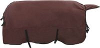 vidaXL Paardendeken Volledig Donkerbruin 155 cm Polyester Fleece