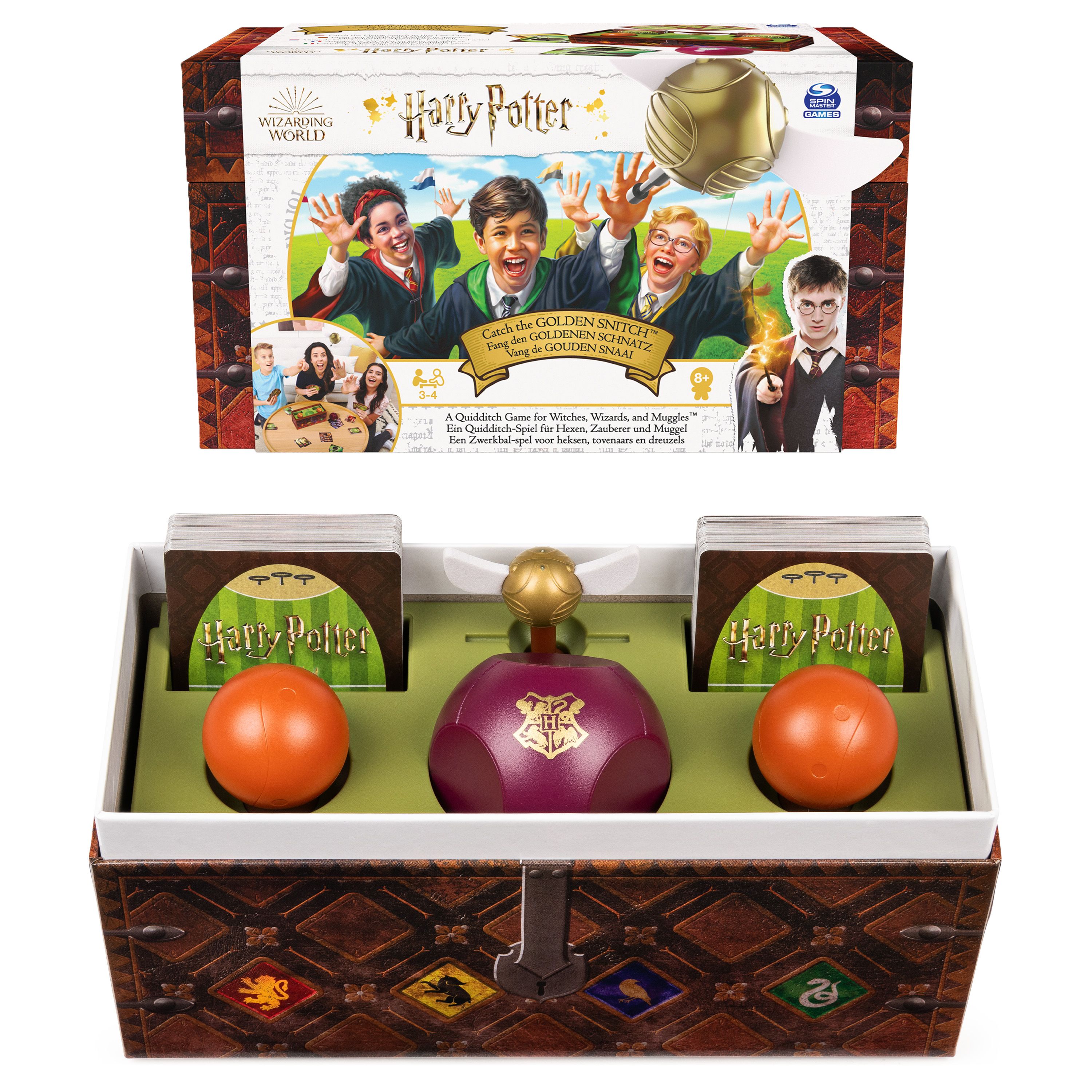 Harry Potter - Vang De Gouden Snaai - Zwerkbalbordspel - Actiespel - 8+