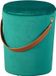 Interlink SAS Papaua Hocker Groen - Emmervormig - Fluweel - Hout - 35x35x45 cm