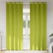 vidaXL Blackout Gordijnen met Ringen 2 st Groen 245 x 140 cm Polyester