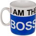 Merkloos / Sans marque Out Of The Blue Kg XL Koffiebeker I am the boss 700 ml - mok / beker