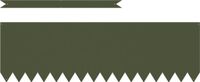 vidaXL Bordure de pelouse - 20 pièces - 100 x 0,05 x 30 cm - Acier laminé à froid - Vert olive