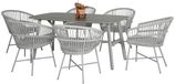 Oosterik Home Diningset Cossato Oropa White