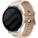 Strap-it Huawei Bracelet silicone à fleurs Watch GT 5 Pro - 42mm (lumière stellaire/beige)