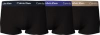 Calvin Klein 3P boxer trunks combi zwart XL