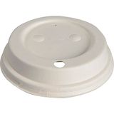 Nip Abena Gastro drinkdeksel 8 cm, wit, Bagasse