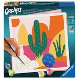 CreArt, Ravensburger CreArt, Malen nach Zahlen Adults Trend - Bunte Kakteen